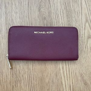 Michael Kors Maroon / Burgundy Wallet